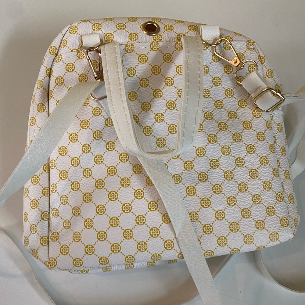 Brand New Zipper Backpack, Women's Geometric Backpack Adjustable Strap - Picture 4 of 5